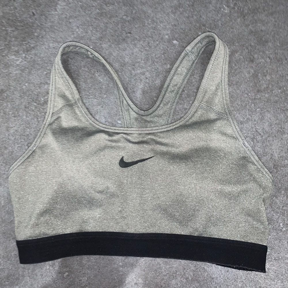 Grey NIKE sports bra